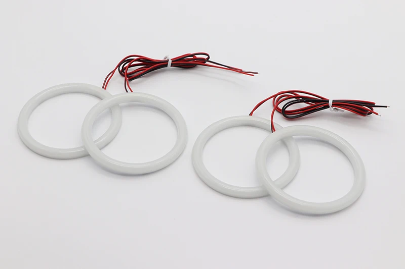 60mm 72mm 80mm 85mm 90mm 95mm 126mm 140mm 131mm 146mm 158mm White Circle Light Cotton Angel Eyes Kit for BMW E46 E36 E38 E39 E90