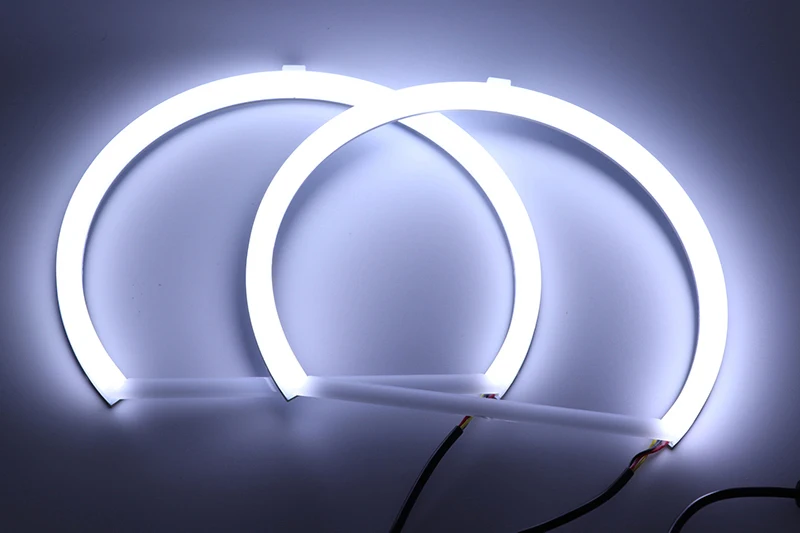 60mm 72mm 80mm 85mm 90mm 95mm 126mm 140mm 131mm 146mm 158mm White Circle Light Cotton Angel Eyes Kit for BMW E46 E36 E38 E39 E90