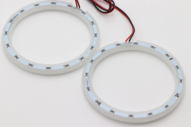 60mm 72mm 80mm 85mm 90mm 95mm 126mm 140mm 131mm 146mm 158mm White Circle Light Cotton Angel Eyes Kit for BMW E46 E36 E38 E39 E90