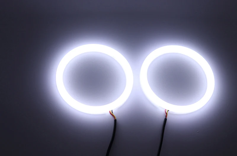 60mm 72mm 80mm 85mm 90mm 95mm 126mm 140mm 131mm 146mm 158mm White Circle Light Cotton Angel Eyes Kit for BMW E46 E36 E38 E39 E90