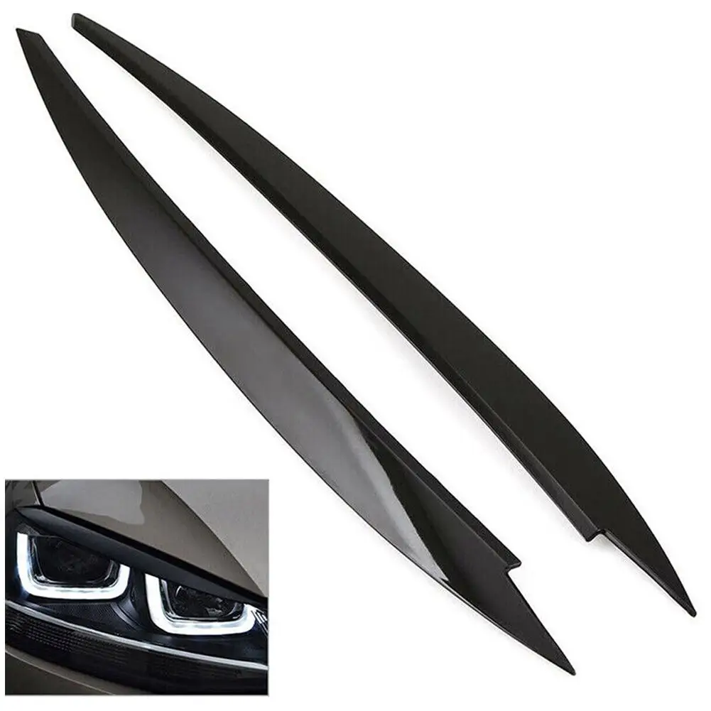 For VW For Golf 7 For M K 7 Auto Head Light Lamp Eyelids Eyebrow Headlight Decoration Car Styling Trim Accessories 