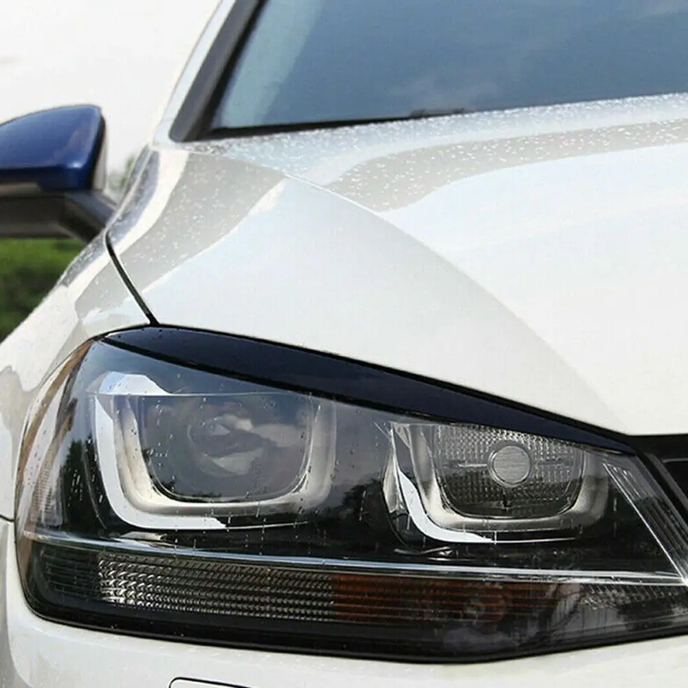 For VW For Golf 7 For M K 7 Auto Head Light Lamp Eyelids Eyebrow Headlight Decoration Car Styling Trim Accessories 