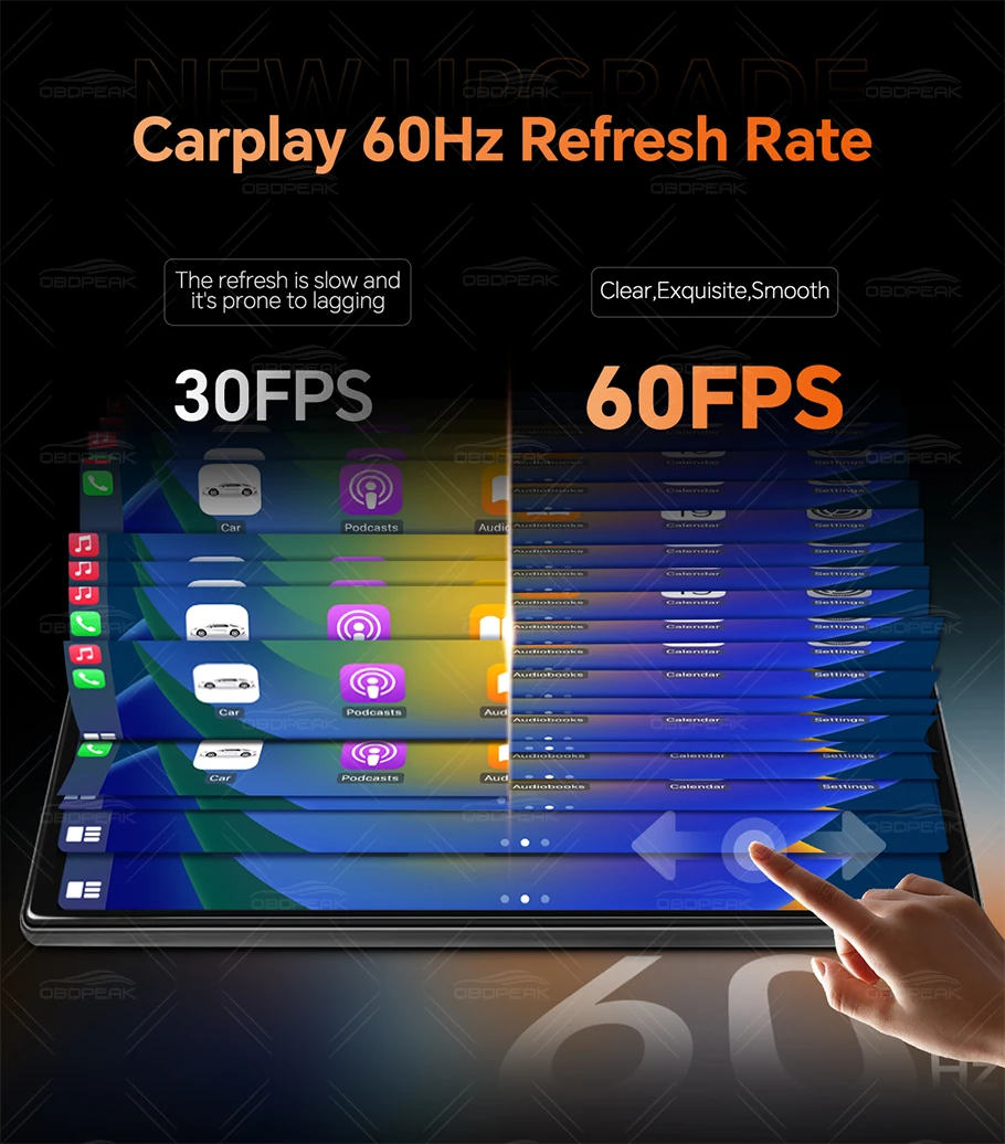 K8 Pro 11.3" Touch Screen Car Camera 5K Dash Cam GPS 5G WiFi Wireless CarPlay & Android Auto Loop Recording GPS Navigation DVR