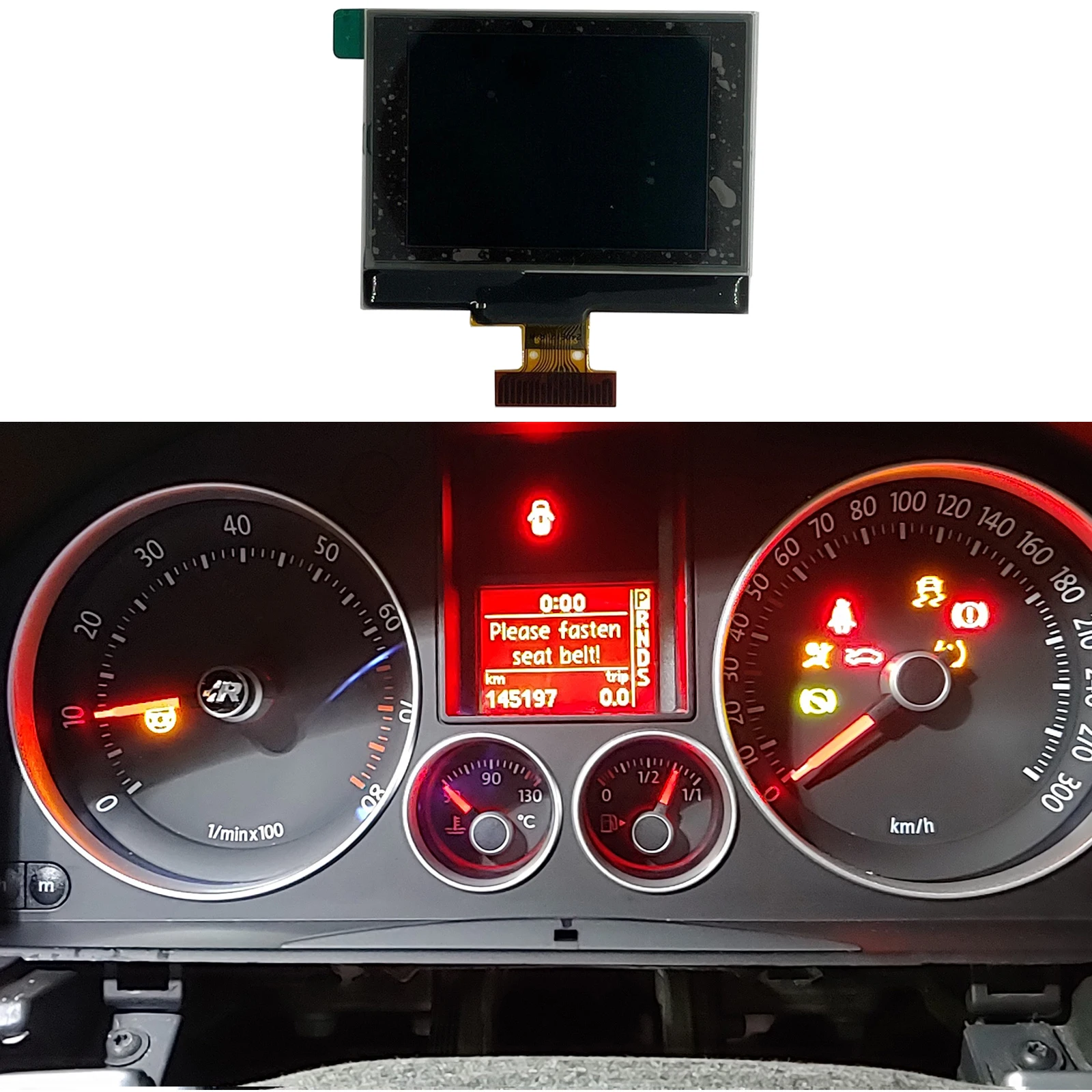 Dashboard LCD Display Screen 1TD920862 92290206 1K0920861M For VW Golf V Touran Passat Jetta Caddy Scirocco Car Screen Replace