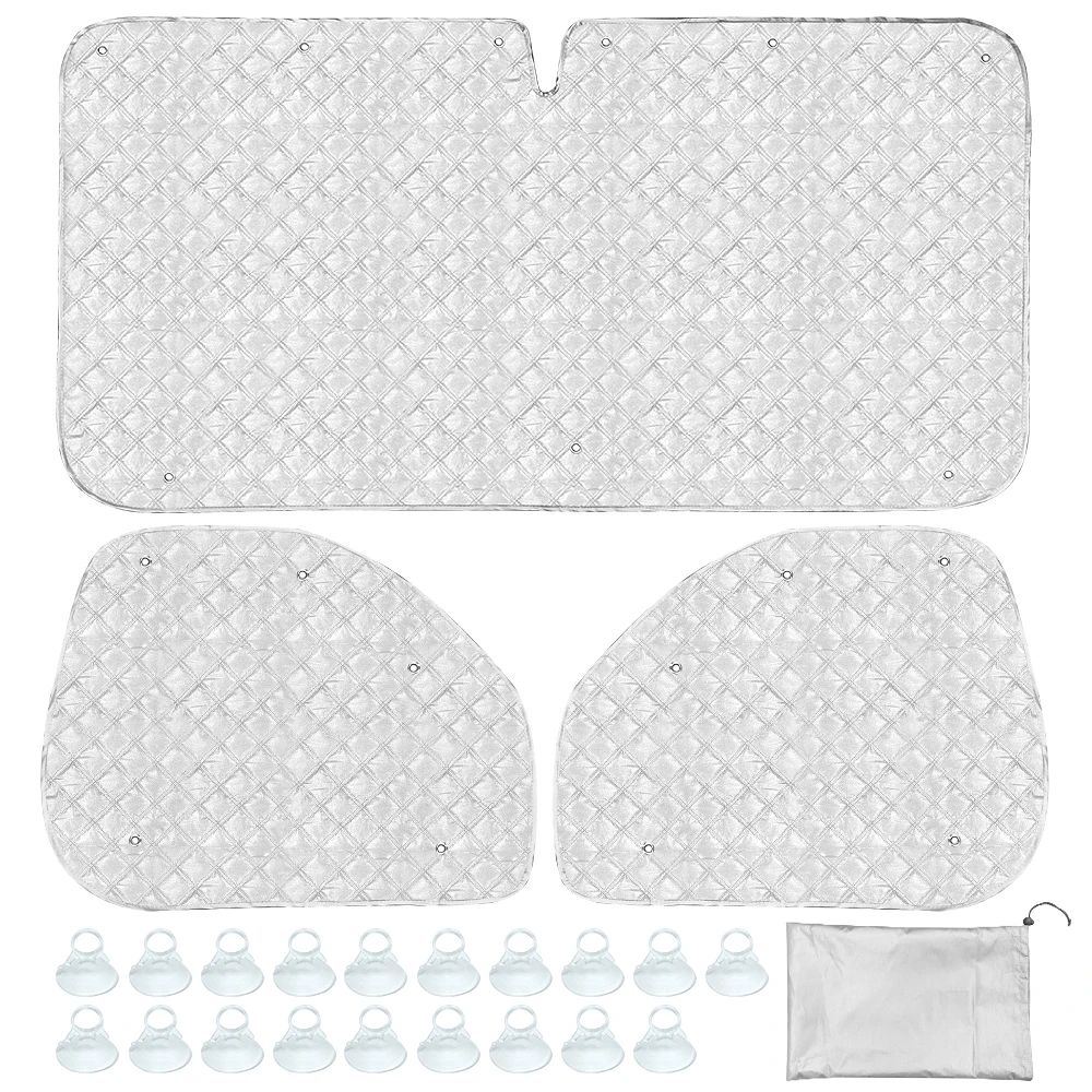 Car SunShades For Fiat Ducato Citroen Relay Peugeot Boxer-Blocks UV Rays&Keeps Interior Cool With Windshield Side Window Covers
