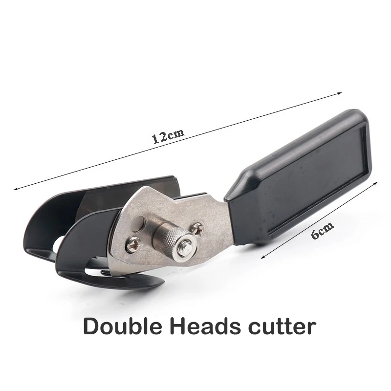 TOFAR Safety Double Heads Vinyl Car Wrap Film Cutter Knife Paper Backing Slitter Carbon Fiber Cutting Tool Car Stickers Cutter
