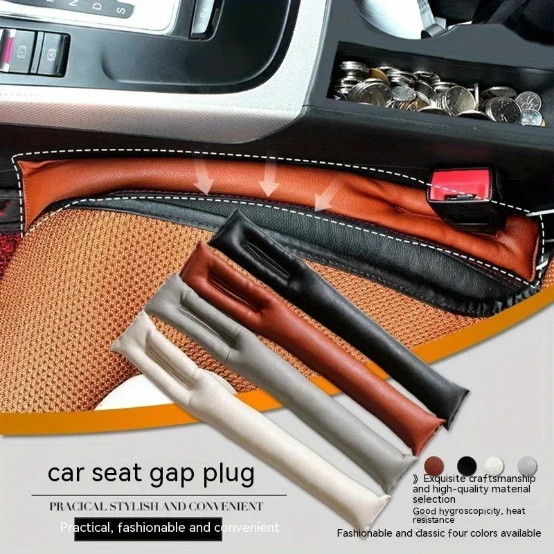 Travel Car Seat Gap Filler Soft Car Styling Padding Leather Leak Pad Plug Spacer Car Accessories Interior Car Organizer Hot Sale