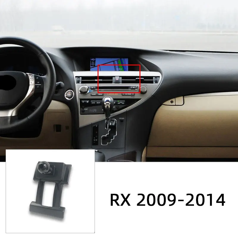 For Lexus ES200 IS250 RX450h CT200h LX570 NX300h LS UX250h Fixed Air Outlet Bracket Base Car Phone Holder Base Special Mounts