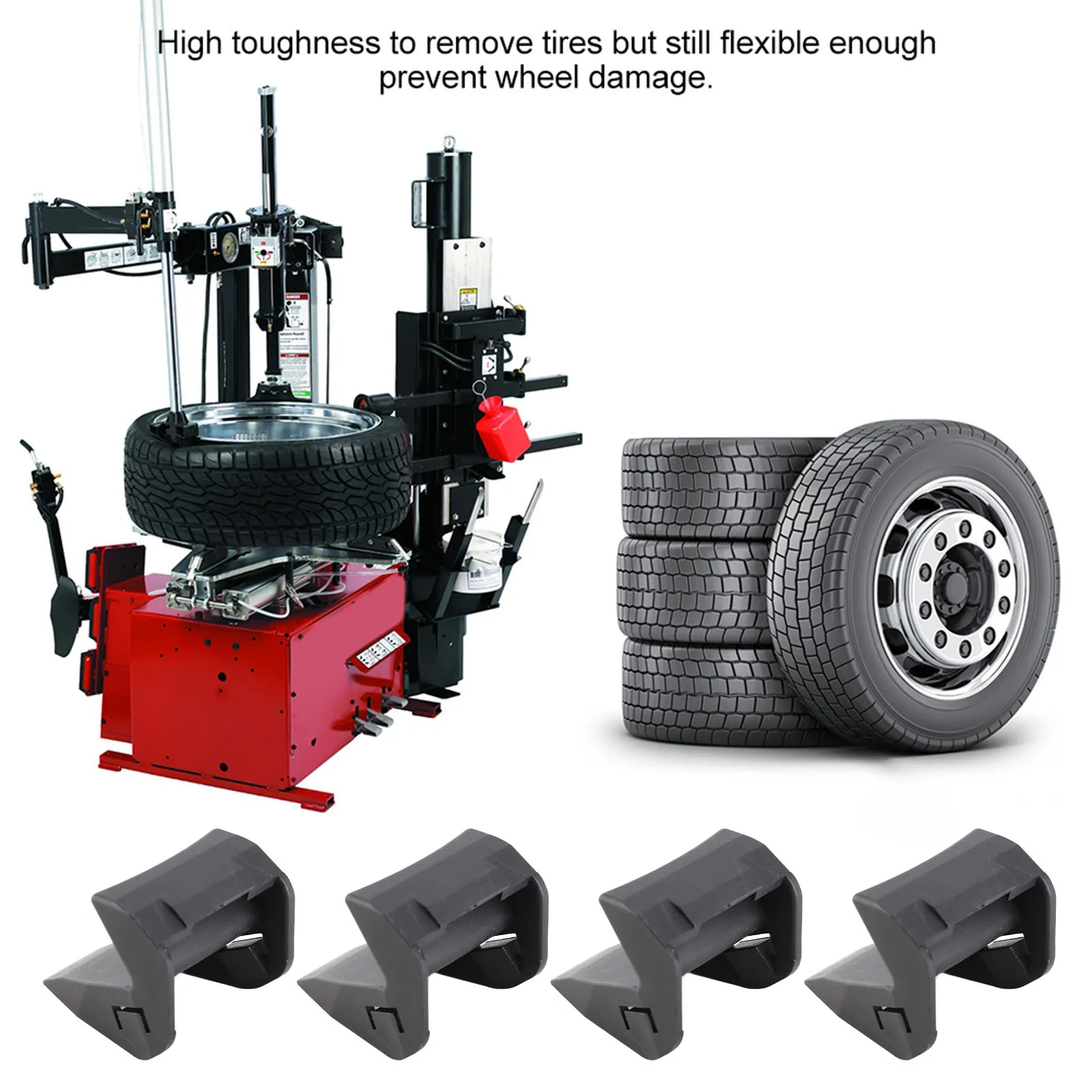 4Pcs Jaw Protectors Guard ST4027645 Jaw Protectors Guard Protective Covers Tire Changer Clamp Cover ST4027645 Jaw Protectors