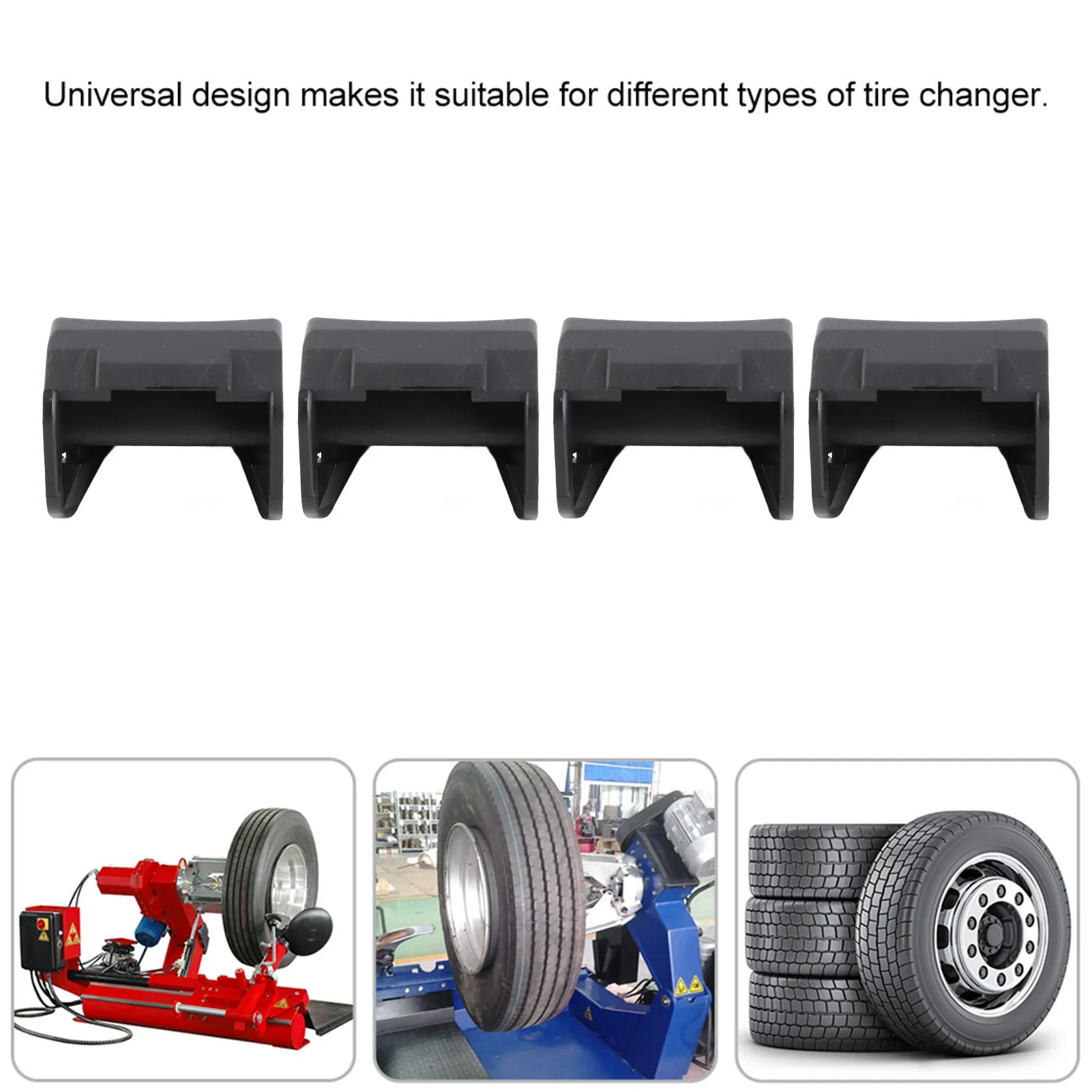 4Pcs Jaw Protectors Guard ST4027645 Jaw Protectors Guard Protective Covers Tire Changer Clamp Cover ST4027645 Jaw Protectors