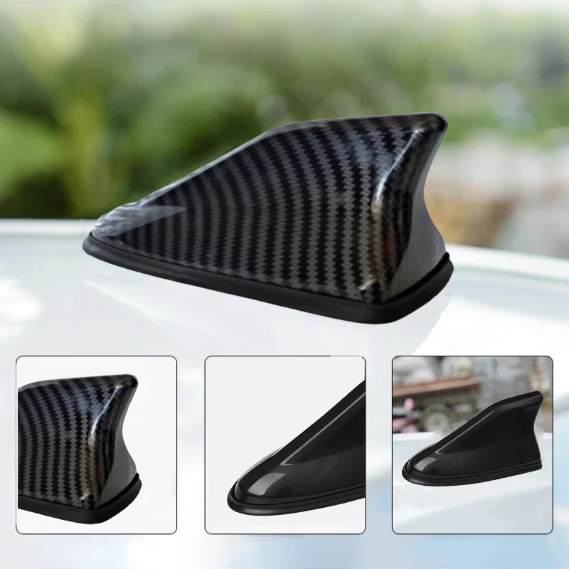 Universal Car Antennas Shark Fin Antenna Auto Radio Signal Aerials Roof Antennas for Universal Car Model Car Styling Aerials