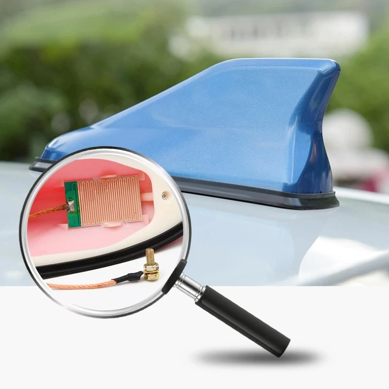 Universal Car Antennas Shark Fin Antenna Auto Radio Signal Aerials Roof Antennas for Universal Car Model Car Styling Aerials