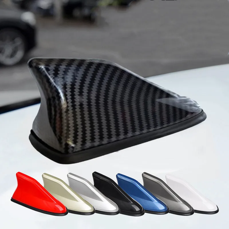 Universal Car Antennas Shark Fin Antenna Auto Radio Signal Aerials Roof Antennas for Universal Car Model Car Styling Aerials