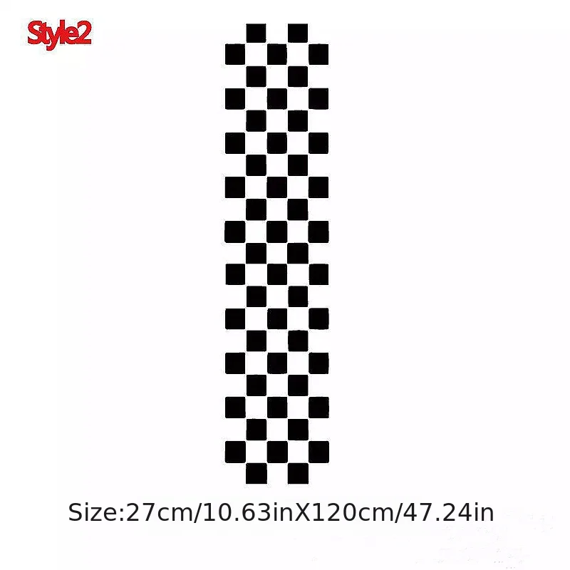 1pc Hood Car Sticker Personalized Stripe Stickers Auto Modified Body Sticker Car Accessories Decoration Covering Film