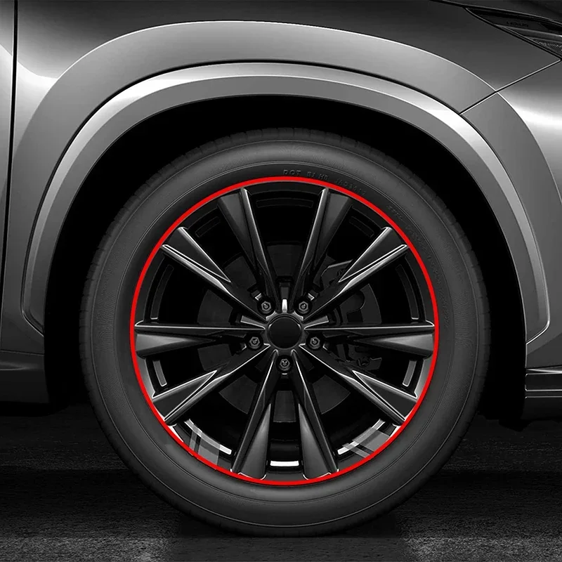 New Fashion 8M Car Wheel Decorative Strip Universal Car Rim Protect Strip Wheel Edge Protector Covers Decoration Accessories