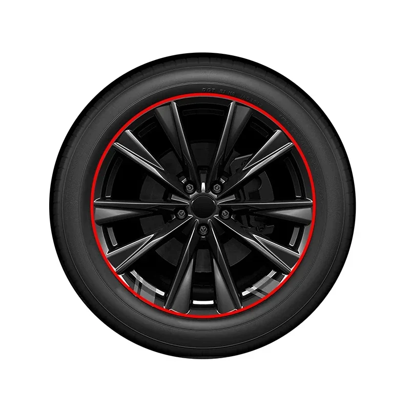 New Fashion 8M Car Wheel Decorative Strip Universal Car Rim Protect Strip Wheel Edge Protector Covers Decoration Accessories