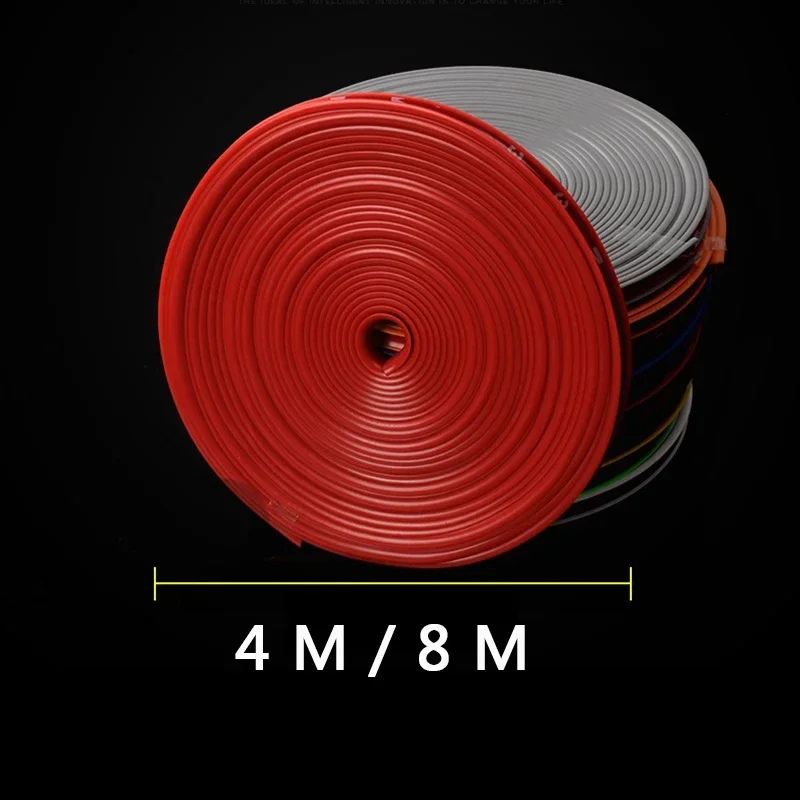 New Fashion 8M Car Wheel Decorative Strip Universal Car Rim Protect Strip Wheel Edge Protector Covers Decoration Accessories