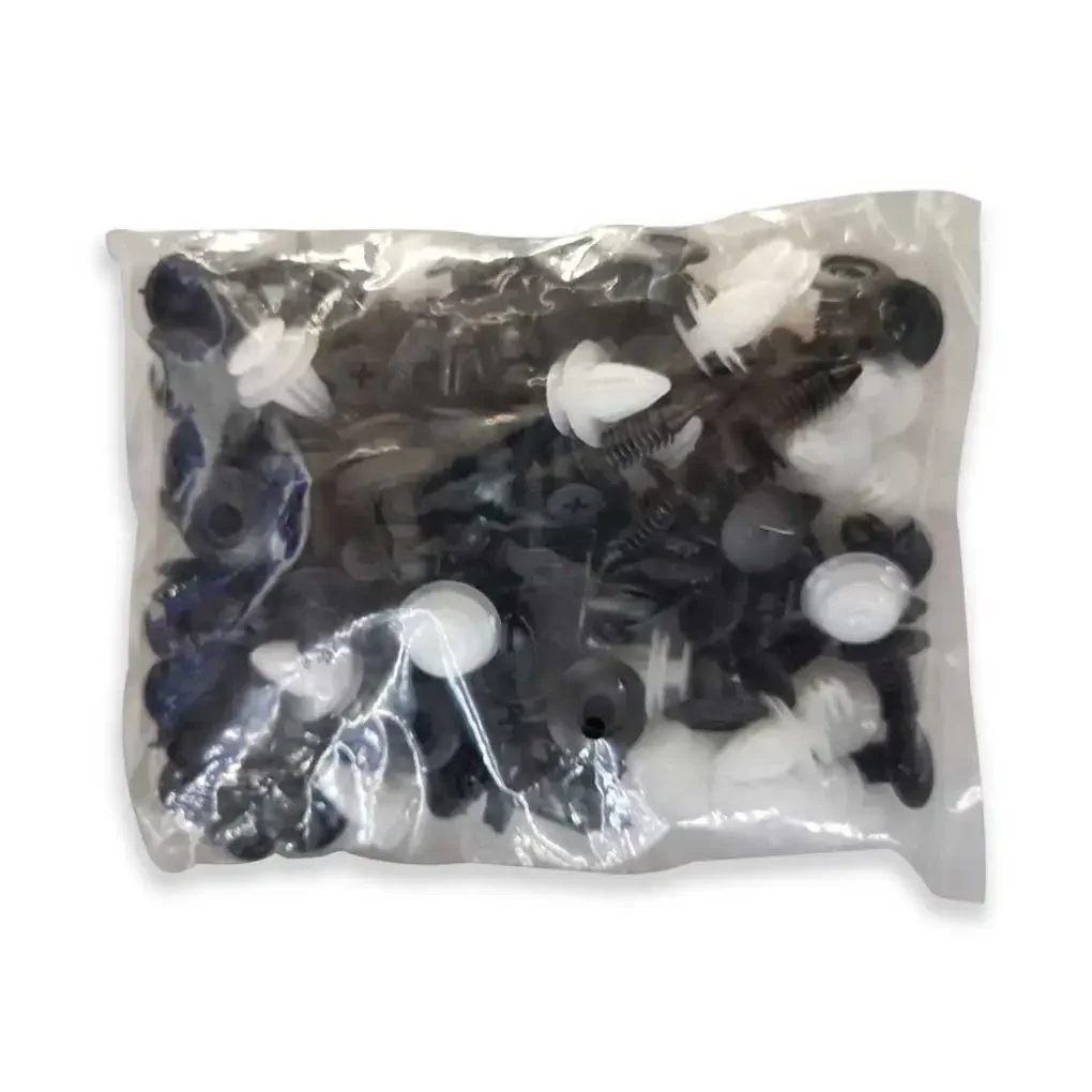 KKJOY 100/50PCS Auto Fastener Clips Kit - Multi-Size Retainers for Car Fender, Bumper, Door & Panel Trim