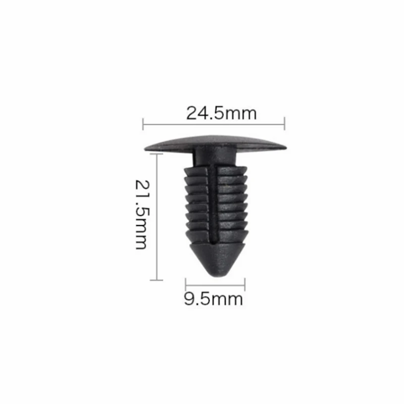 20Pcs For 5-11mm Hole Car Fender Clip Bumper Clip Plastic Screw Fasteners Auto Roof Tailgate Lining Rivet