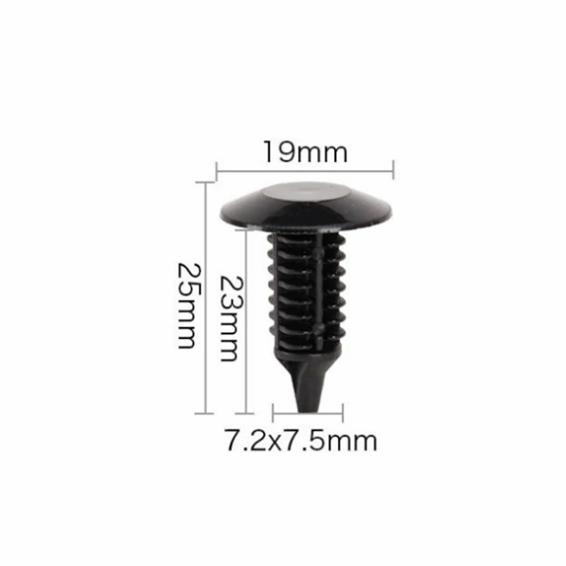 20Pcs For 5-11mm Hole Car Fender Clip Bumper Clip Plastic Screw Fasteners Auto Roof Tailgate Lining Rivet