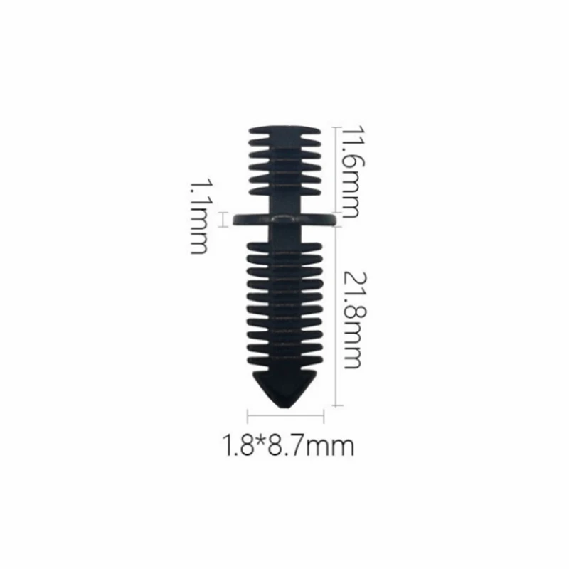 20Pcs For 5-11mm Hole Car Fender Clip Bumper Clip Plastic Screw Fasteners Auto Roof Tailgate Lining Rivet