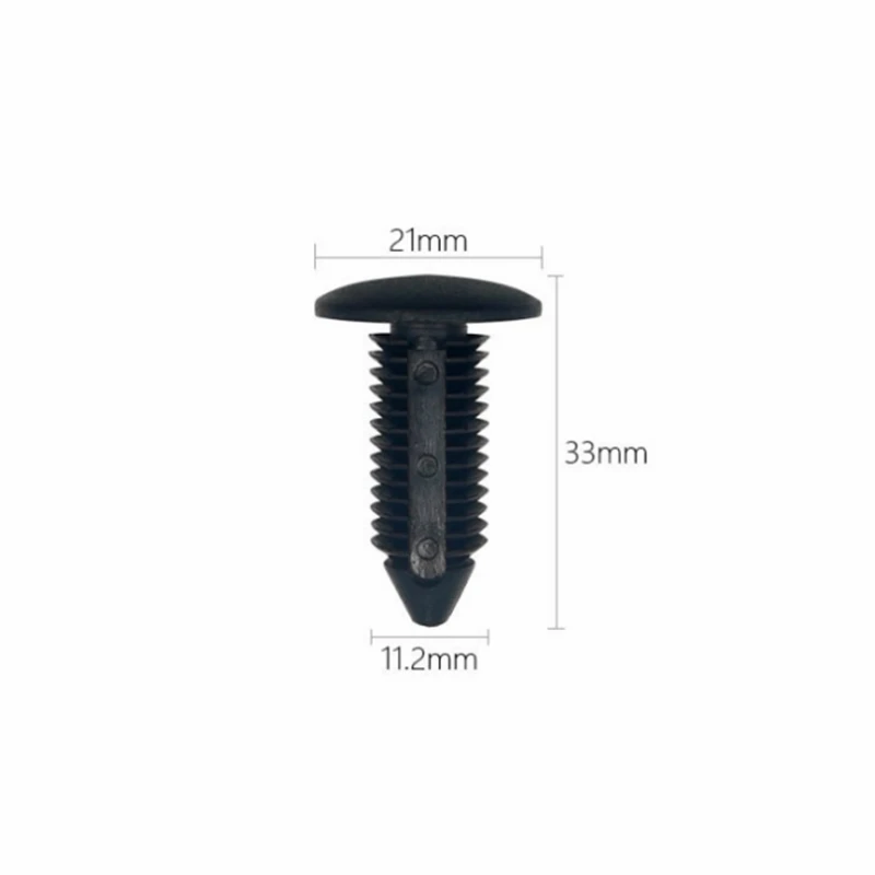 20Pcs For 5-11mm Hole Car Fender Clip Bumper Clip Plastic Screw Fasteners Auto Roof Tailgate Lining Rivet