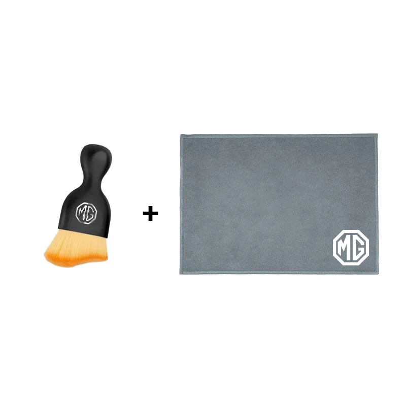 Car Towels Cleaning Drying Cloth with Car Cleaning Brush For Morris Garages MG ZS 7 6 Cyberster MG4 EV ES5 HS ONE GT GS MG3 EZS