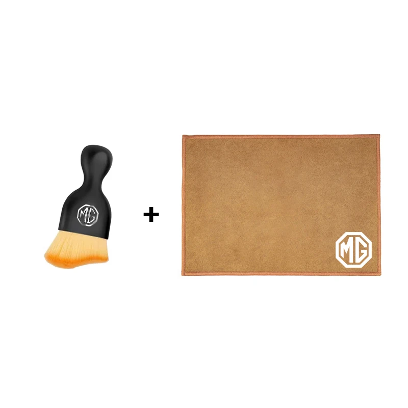 Car Towels Cleaning Drying Cloth with Car Cleaning Brush For Morris Garages MG ZS 7 6 Cyberster MG4 EV ES5 HS ONE GT GS MG3 EZS