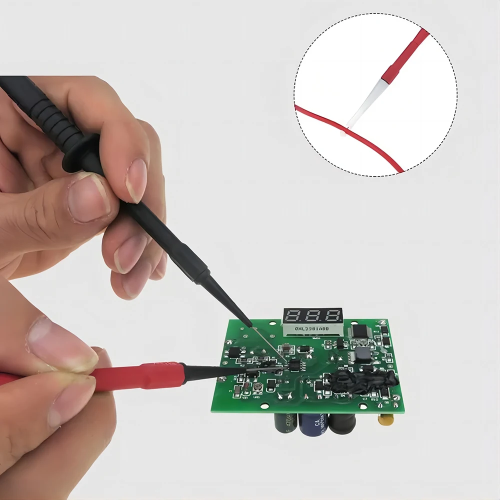 10PCS 30V Car Tip Probes Diagnostic Tools Multimeter Test Leads Extention Back Piercing Needle Tip Probes Auto Kit Machine 0.7MM