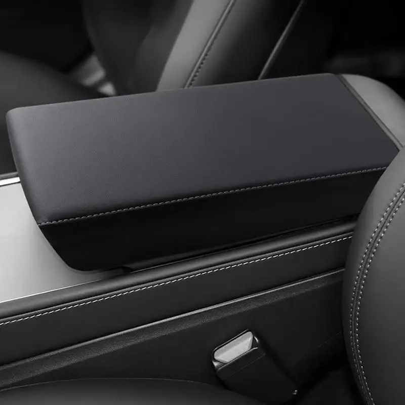 Car Center Console Arm Rest for Tesla Model3/Y Launch Juniper 2025 Model 3 Highland 2024 Soft Case Lid Armrest Car Accessories