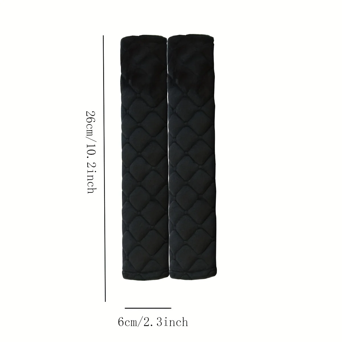 Comfortable and Adjustable Seat Belt Covers in Soft Velvet Fabric - Perfect for Car, Truck, SUV, Backpacks