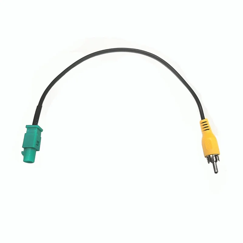 Rear View Camera Adapter Cable Fakra to RCA Suit for Mercedes-Benz Reversing Line Connector Car Rear Sight Conversion Wire