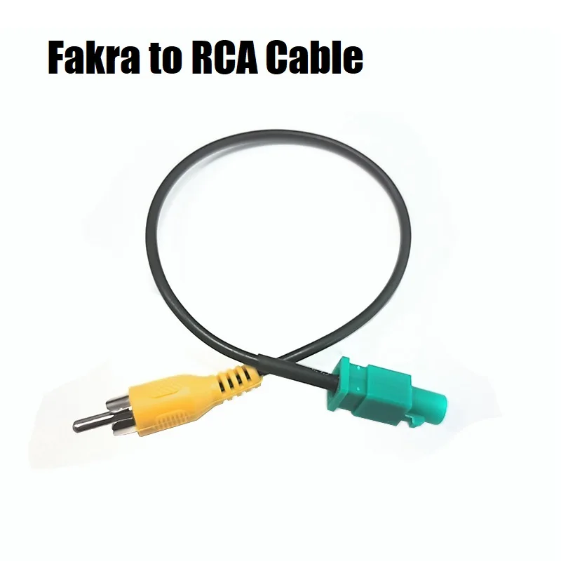 Rear View Camera Adapter Cable Fakra to RCA Suit for Mercedes-Benz Reversing Line Connector Car Rear Sight Conversion Wire