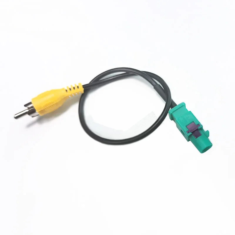 Rear View Camera Adapter Cable Fakra to RCA Suit for Mercedes-Benz Reversing Line Connector Car Rear Sight Conversion Wire