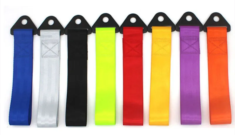 High Strength Nylon Tow Strap High-Strength Car Racing Tow Ropes with Towing Trailer Ropes Auto Trailer Ropes Bumper Trailer Tow