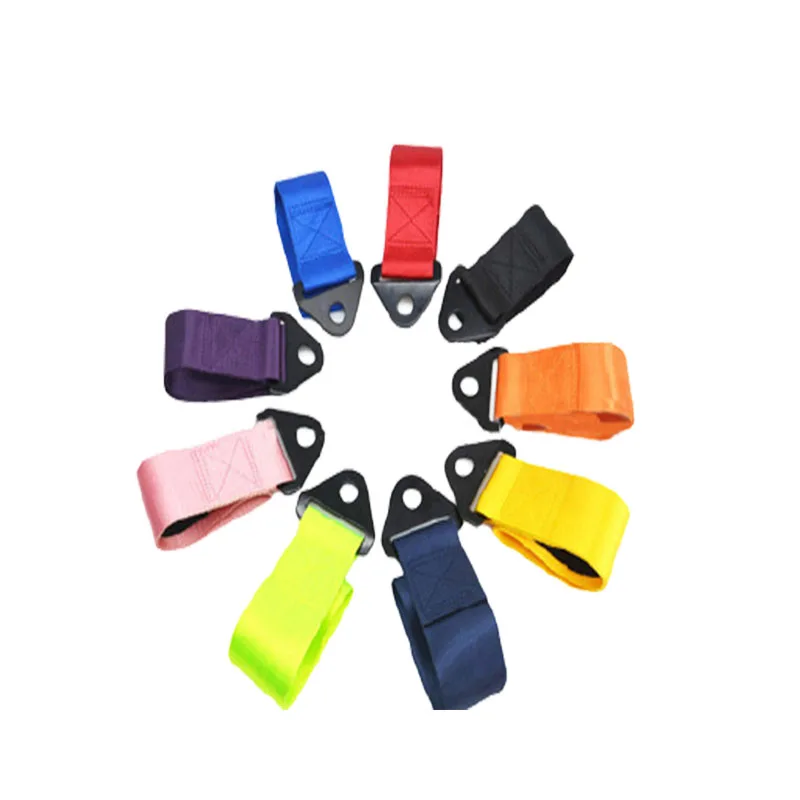 High Strength Nylon Tow Strap High-Strength Car Racing Tow Ropes with Towing Trailer Ropes Auto Trailer Ropes Bumper Trailer Tow