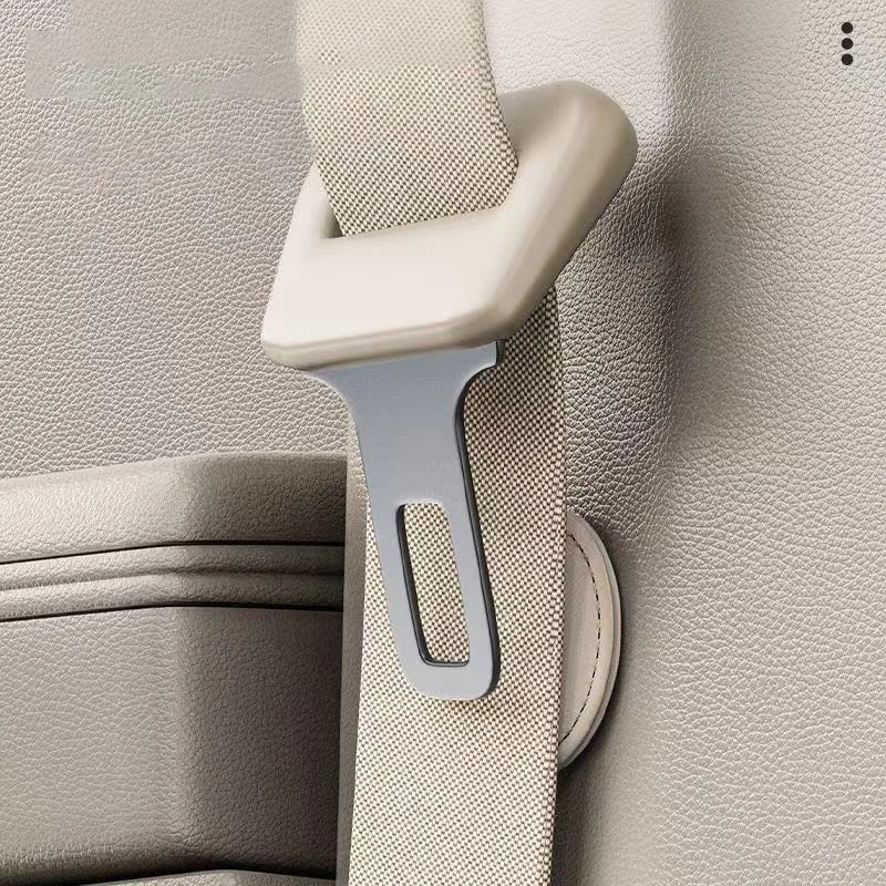 Magnetic Car Seat Belt Holder Fixing Clip Artificial Leather Seatbelt Limiter Buckle Car Interior Accessories
