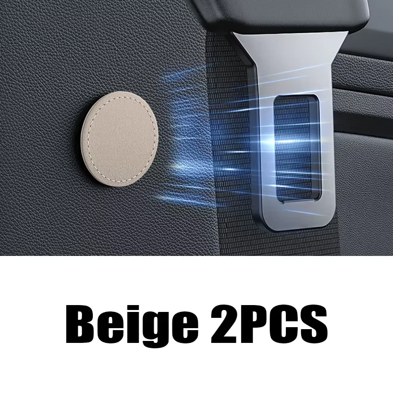 Magnetic Car Seat Belt Holder Fixing Clip Artificial Leather Seatbelt Limiter Buckle Car Interior Accessories