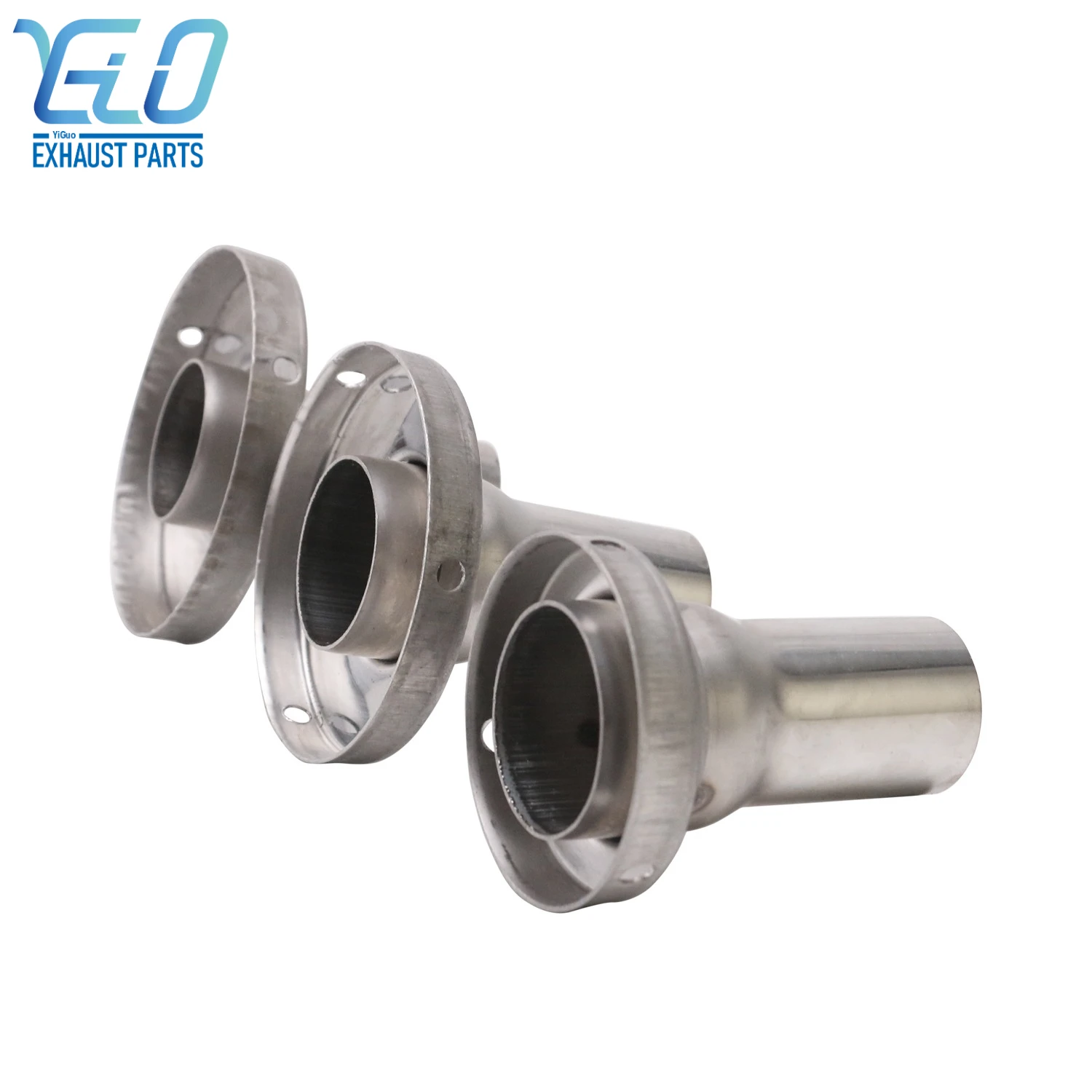 Universal Adjustable 3' /3.5' /4'' / 4.5'' Car Exhaust DB-Killer Stainless Steel Muffler Silence Reduce Noise Sound Control