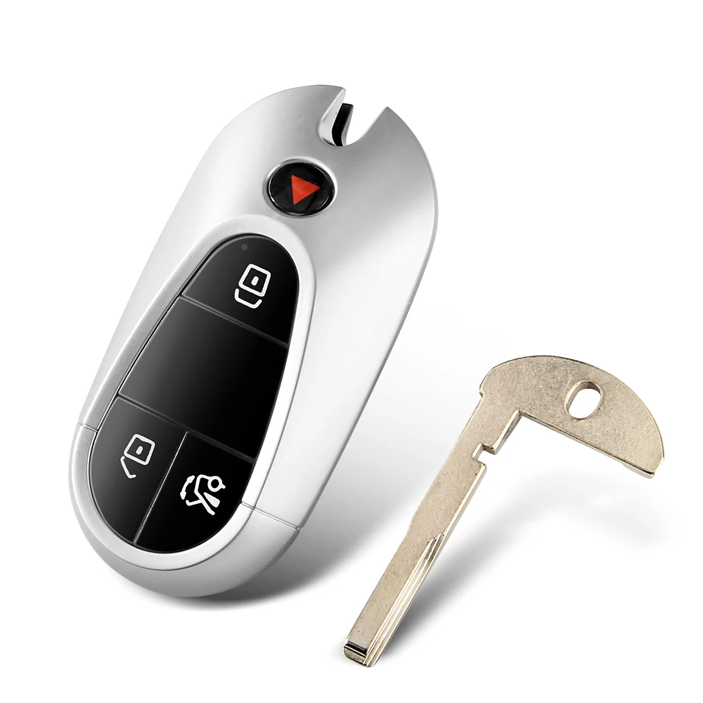 KEYYOU Modified Car Remote Key Shell For Mercedes Benz W203 W204 W205 W210 W211 W212 W221 A B C E S Class BGA &NEC Case Card