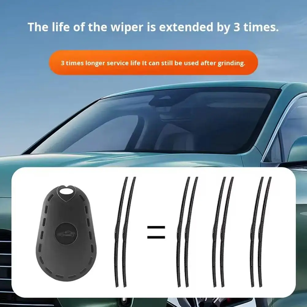 Car Universal Wiper Repairer Car Silent Wiper Blade Adhesive Strip Repair Easy To Carry Auto Wiper Repairer Tool 3 Color