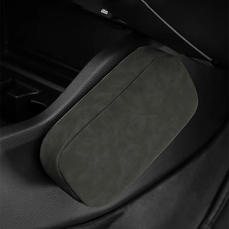 Comfortable Driving Car Knee Pad Auto Support Cushion Elastic Memory Foam Suede Leg Pad Door Armrest Elbow Pads Car Accessories