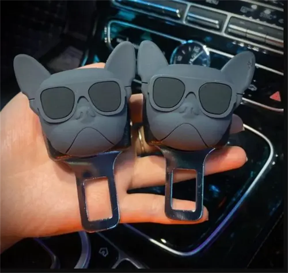Seat Belt Clip Bulldog Warning Sound Fixing Clip Safety Belt Buckle Clip for Car