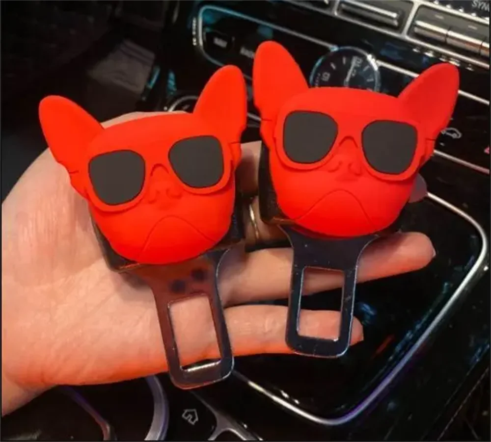 Seat Belt Clip Bulldog Warning Sound Fixing Clip Safety Belt Buckle Clip for Car