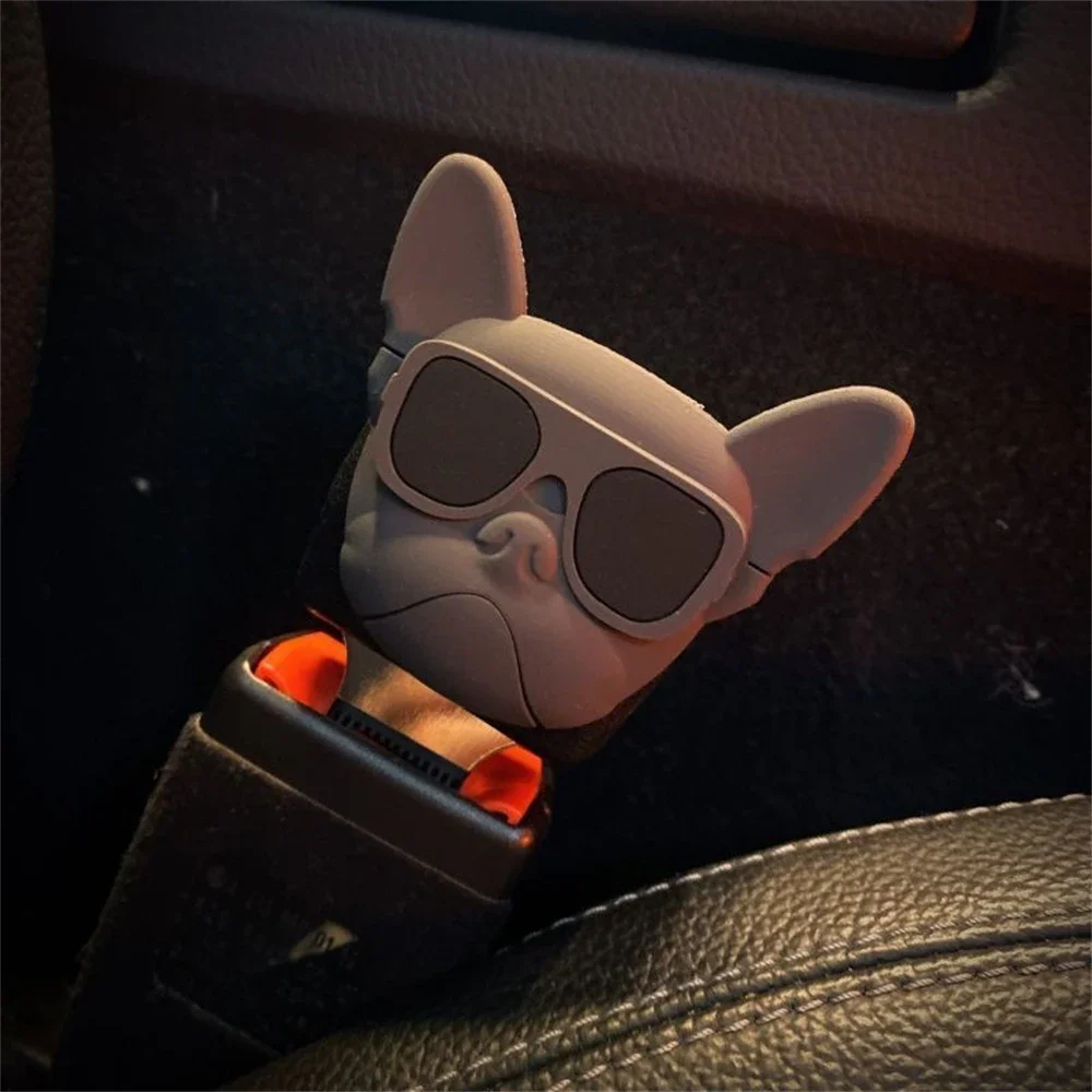 Seat Belt Clip Bulldog Warning Sound Fixing Clip Safety Belt Buckle Clip for Car