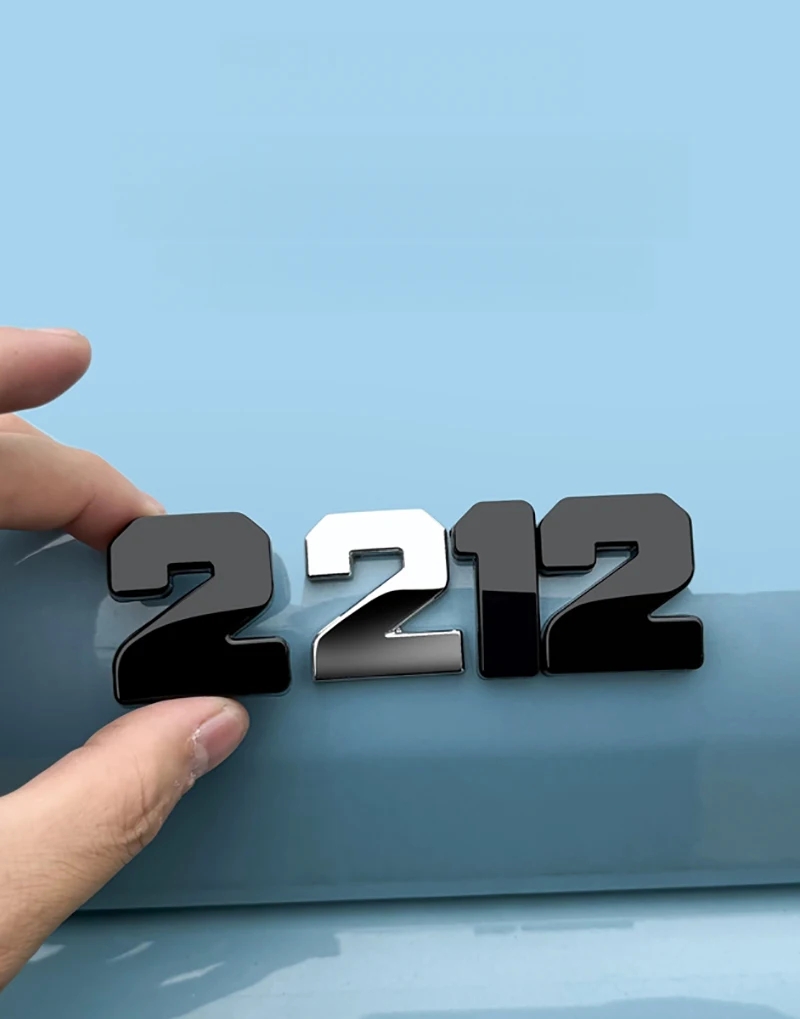 Car Hood Logo Sticker Fit for BAIC 212 T01 2024 2025 Regular Version Long Wind Version Modified Car Tailgate Decoration Sticker