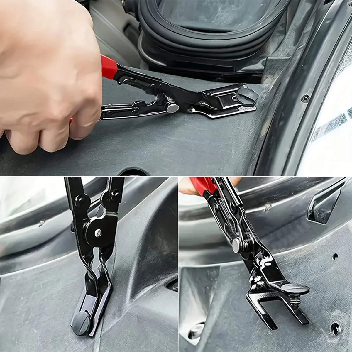 1pc Auto Clip Pliers and Fastener Remover,Car Trim Rivet Removal Pry Tool Repair for Automotive Door Panel,Upholstery,Dashboard