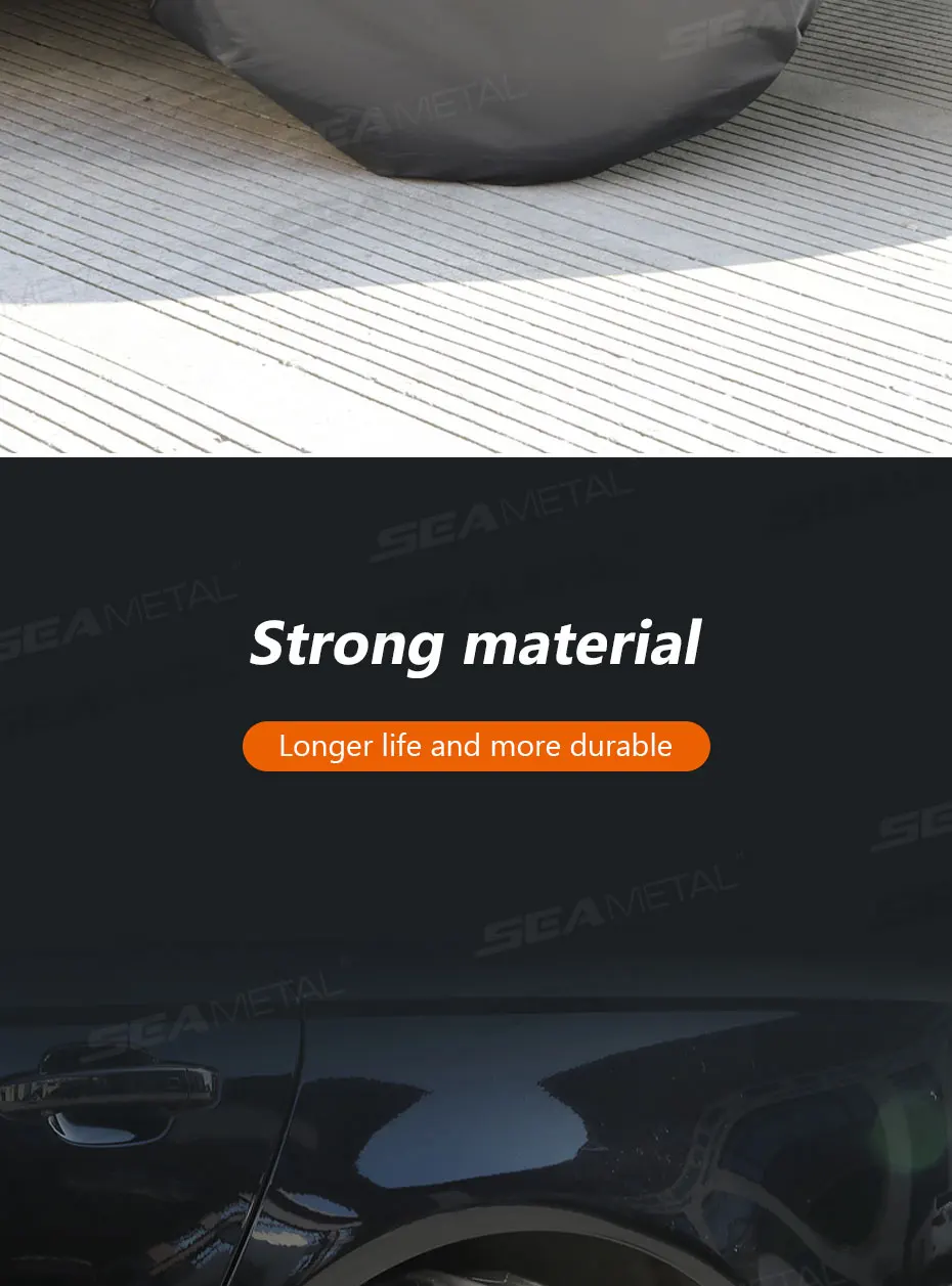 SEAMETAL 1/4pcs Universal Wheel Tire Covers Oxford Waterproof UV Sun Protectors Wheel Tire Covers for Camper Car Truck 29-32inch