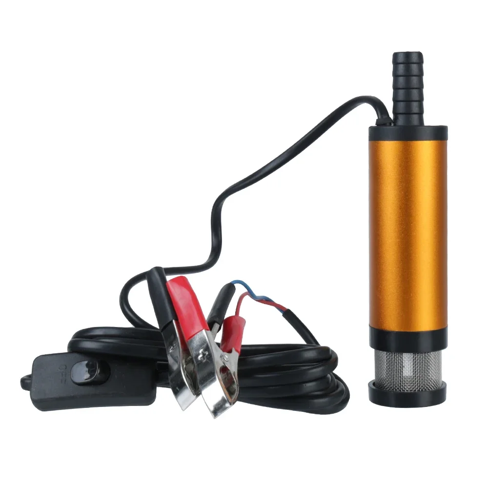 12V Electric Transfer Pump 12L Min Diesel Oil Water Fuel Change Truck Marine Car Utility Pump