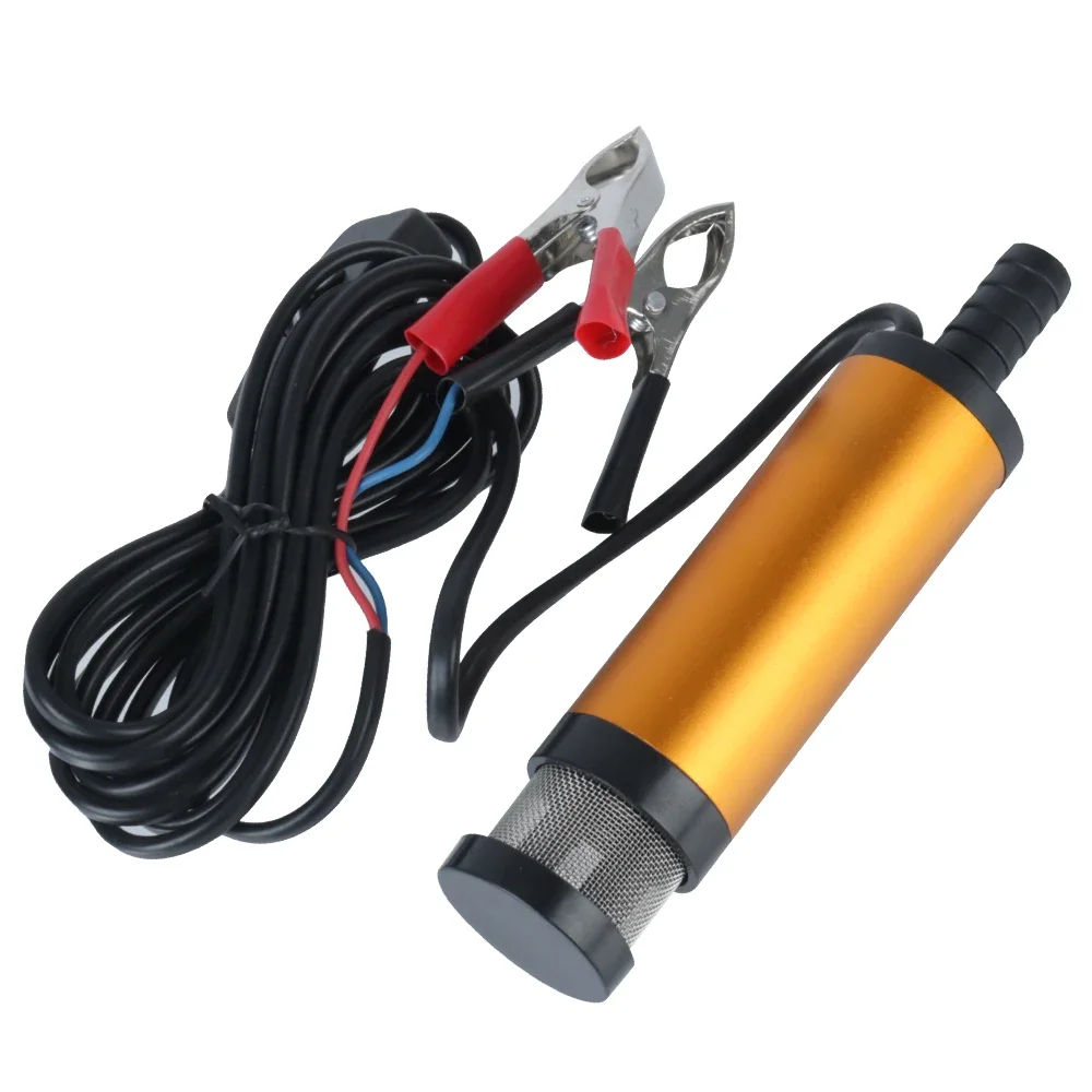 12V Electric Transfer Pump 12L Min Diesel Oil Water Fuel Change Truck Marine Car Utility Pump